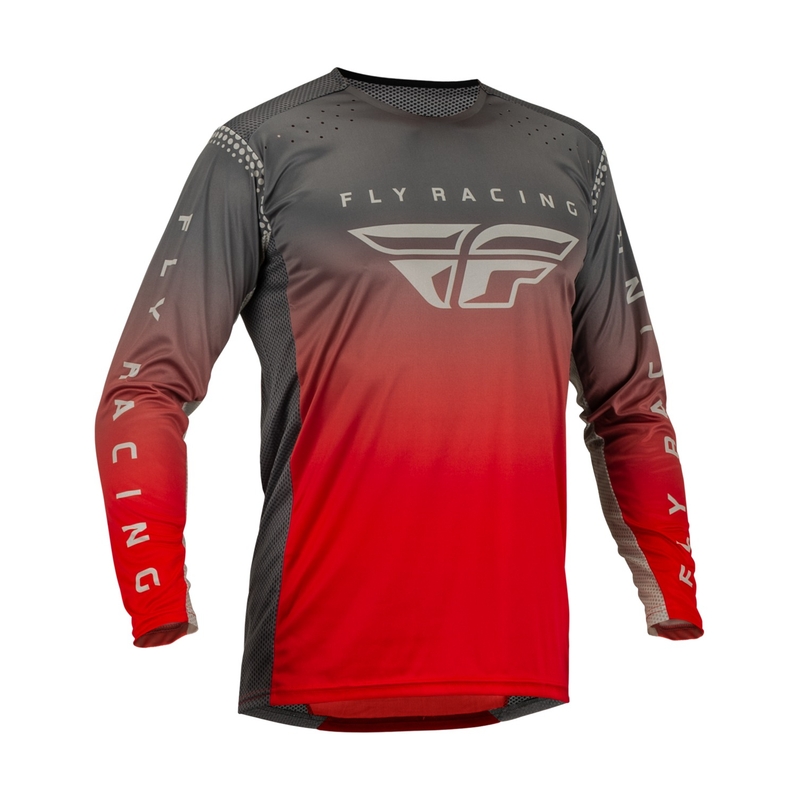 Motokrosový dres FLY Racing Lite 2023 červeno-šedý výprodej