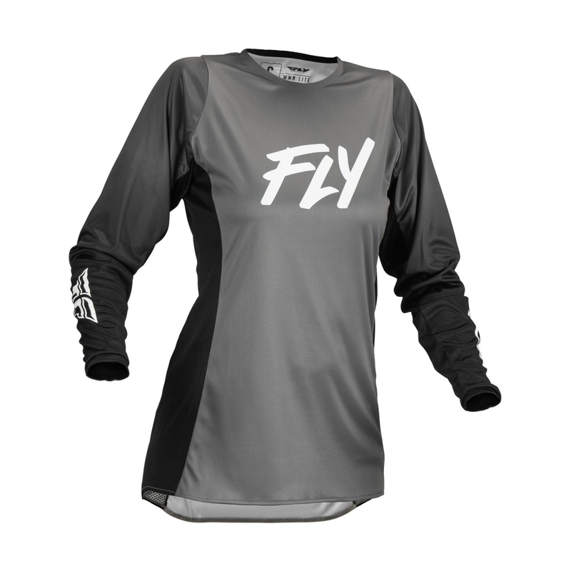 Dámský motokrosový dres FLY Racing Lite 2023 šedo-černý výprodej