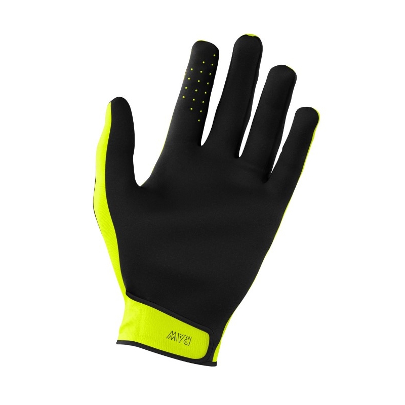 Ръкавици за мотокрос Shot Raw black-fluo yellow разпродажба