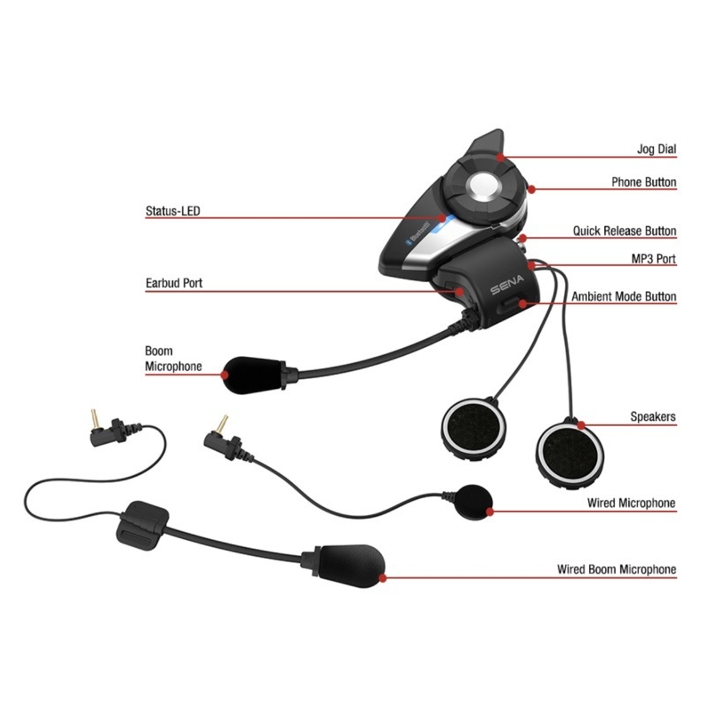 Bluetooth слушалки със свободни ръце 20S EVO SENA