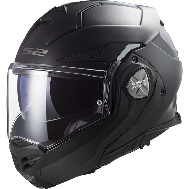 LS2 FF901 Advant X Solid Black Matte Сгъваема мотоциклетна каска