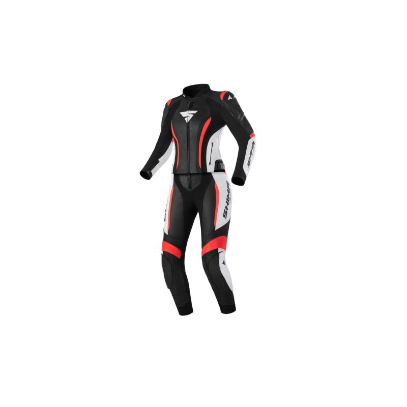 Дамски мотоциклетен комбинезон Shima Miura 2.0 Black-White-Fluo Red