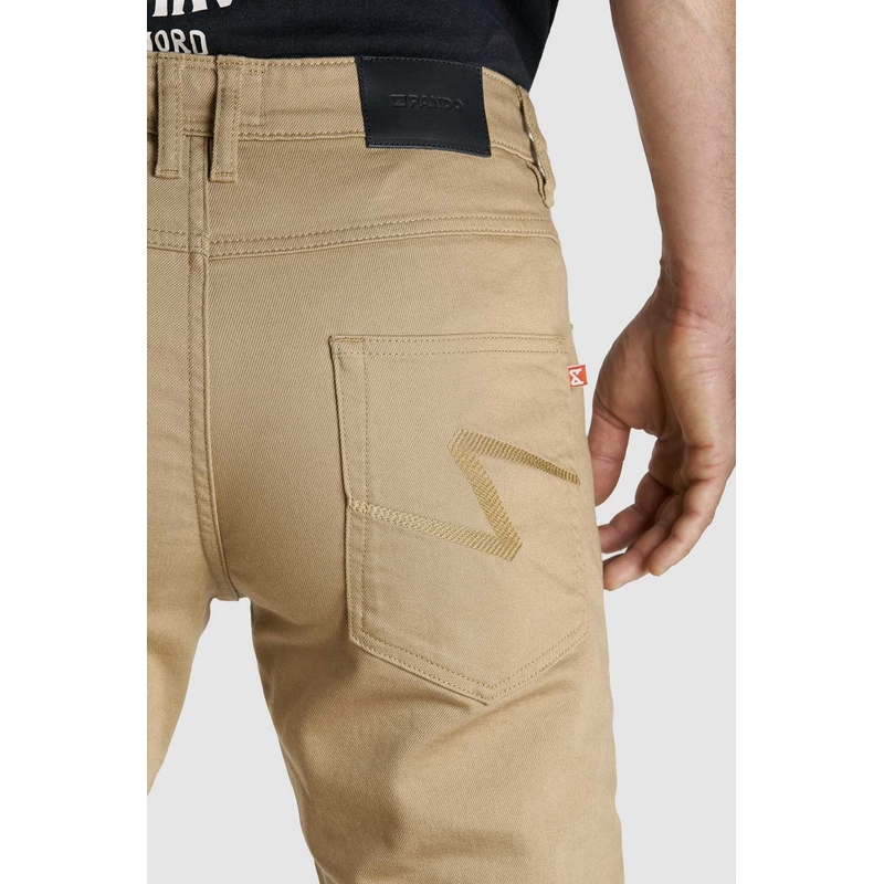 Мотоциклетни дънки PANDO MOTO Robby Slim beige разпродажба