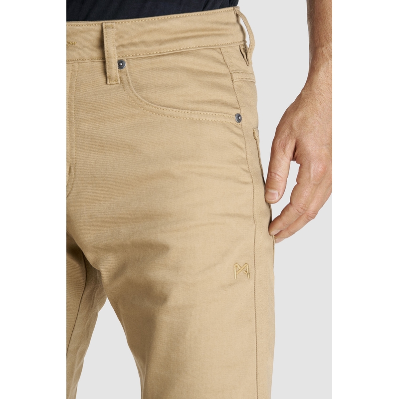 Мотоциклетни дънки PANDO MOTO Robby Slim beige разпродажба