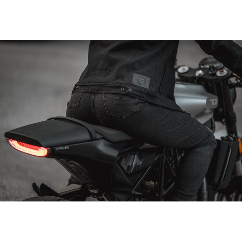 Дамски дънки за мотоциклет PANDO MOTO Kusari Cor 01 black разпродажба