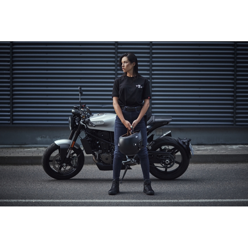 Дамски дънки за мотоциклет PANDO MOTO Kusari Cor 02 blue разпродажба