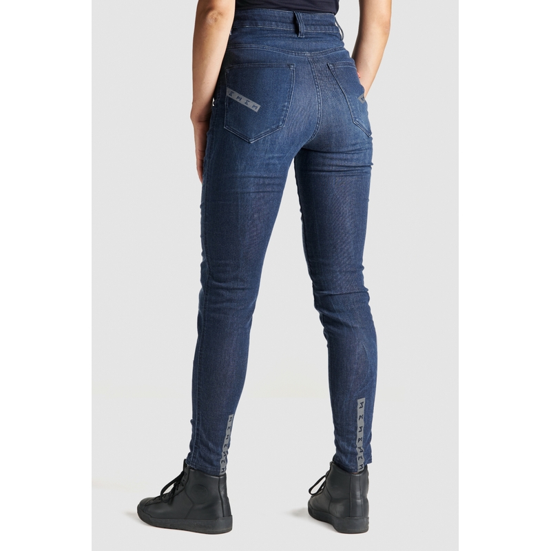 Дамски дънки за мотоциклет PANDO MOTO Kusari Cor 02 blue разпродажба