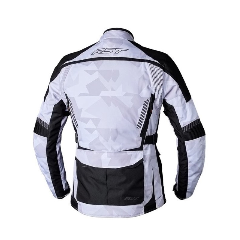 Bunda na motorku RST Maverick Evo černo-stříbrná camo výprodej