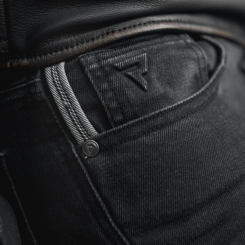Мотоциклетни дънки Rebelhorn Nomad TP washed black разпродажба