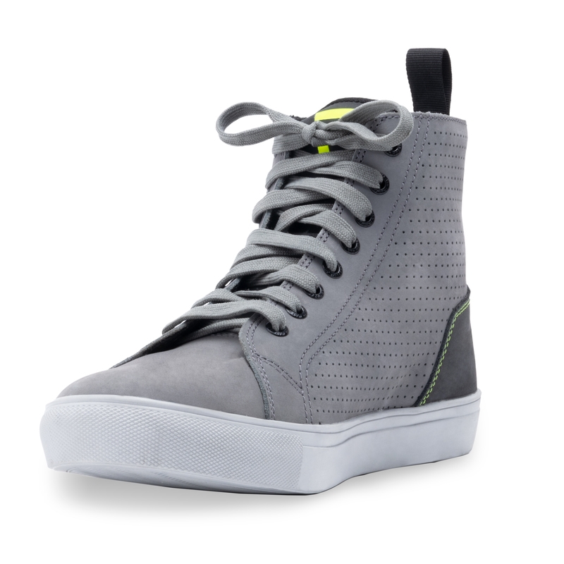 Мотоциклетни ботуши Rebelhorn Tramp II grey-fluo yellow разпродажба