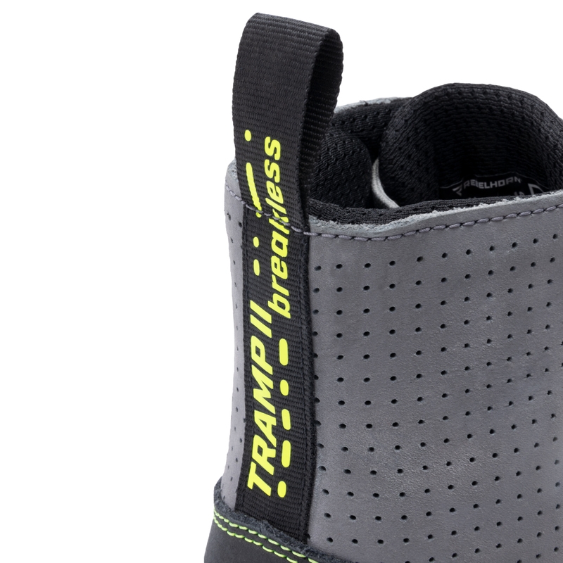Мотоциклетни ботуши Rebelhorn Tramp II grey-fluo yellow разпродажба