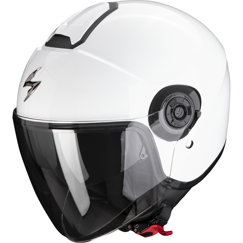 Каска Scorpion EXO-CITY II Solid с отворено лице, бяла