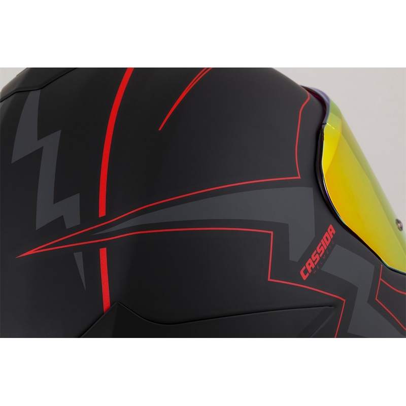 Каска за мотоциклет Cassida Integral GT 2.1 Flash Black-Red-Grey