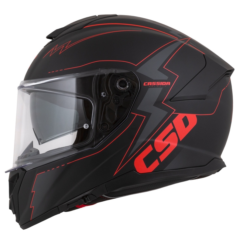 Каска за мотоциклет Cassida Integral GT 2.1 Flash Black-Red-Grey