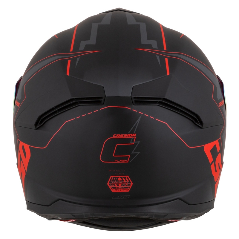 Каска за мотоциклет Cassida Integral GT 2.1 Flash Black-Red-Grey