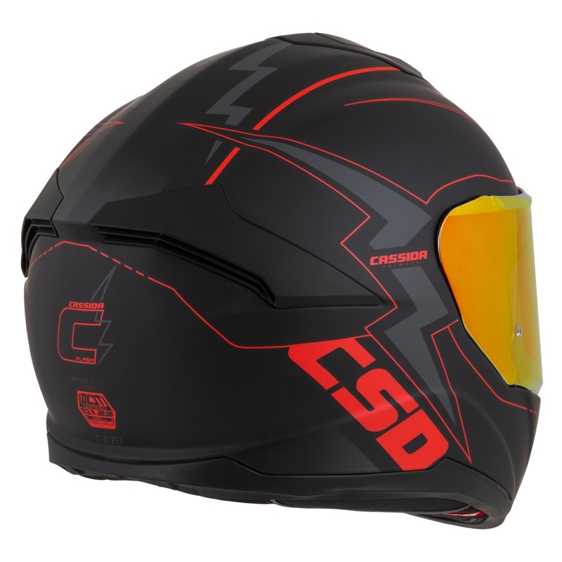Каска за мотоциклет Cassida Integral GT 2.1 Flash Black-Red-Grey
