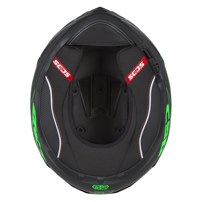 Integral каска за мотоциклет Cassida Integral GT 2.1 Flash black-fluo green-grey