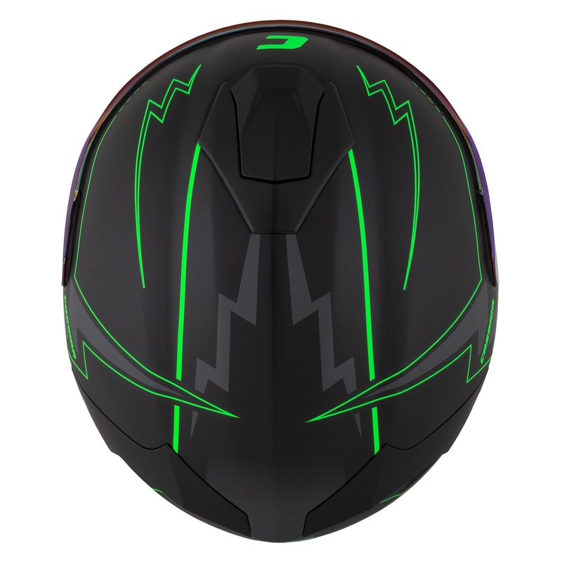 Integral каска за мотоциклет Cassida Integral GT 2.1 Flash black-fluo green-grey