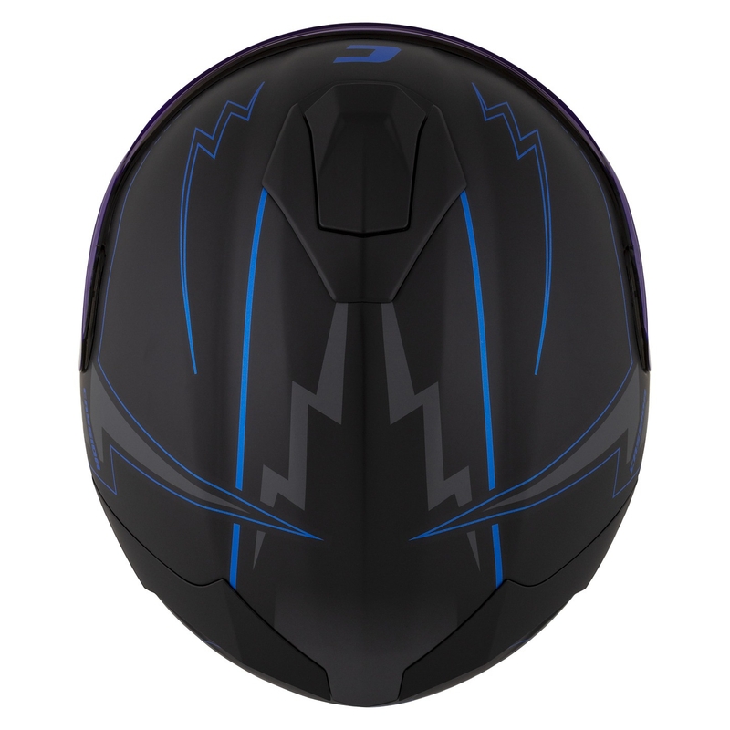 Integral каска за мотоциклет Cassida Integral GT 2.1 Flash черно-синьо-сиво
