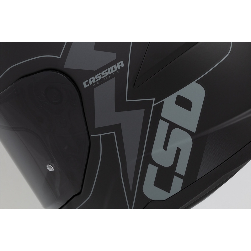 Cassida Integral GT 2.1 Flash Black-Grey Integral мотоциклетна каска