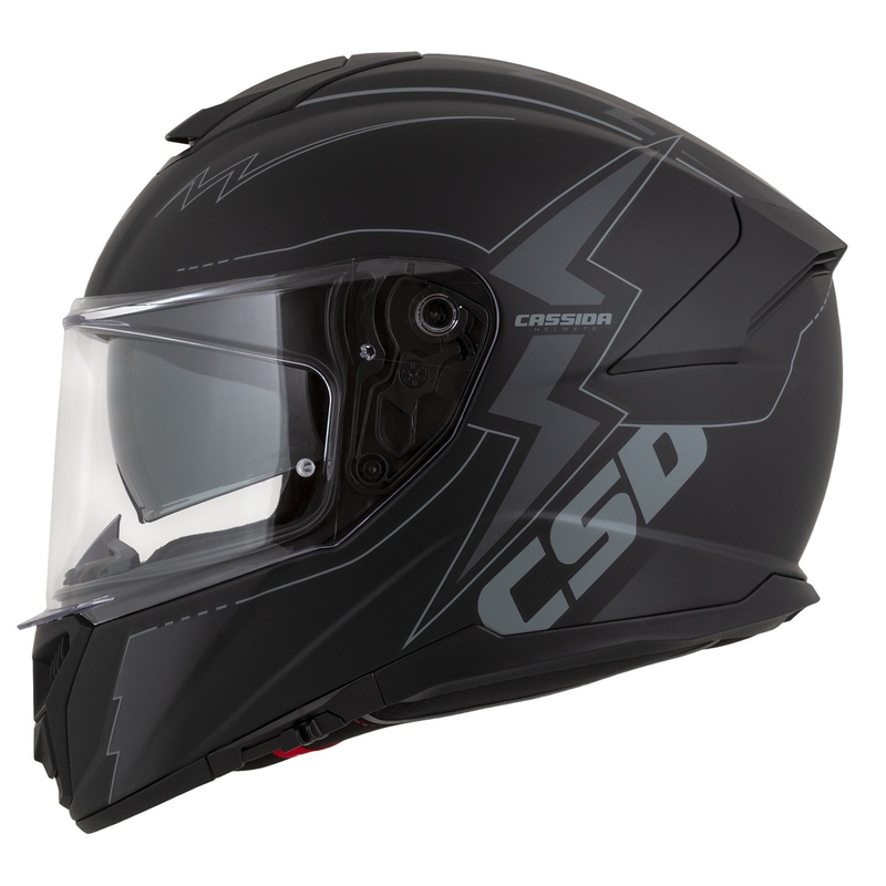 Cassida Integral GT 2.1 Flash Black-Grey Integral мотоциклетна каска