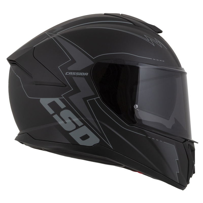 Cassida Integral GT 2.1 Flash Black-Grey Integral мотоциклетна каска