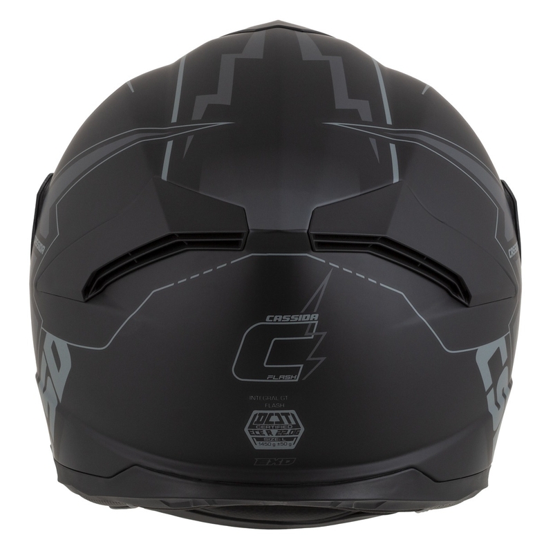 Cassida Integral GT 2.1 Flash Black-Grey Integral мотоциклетна каска