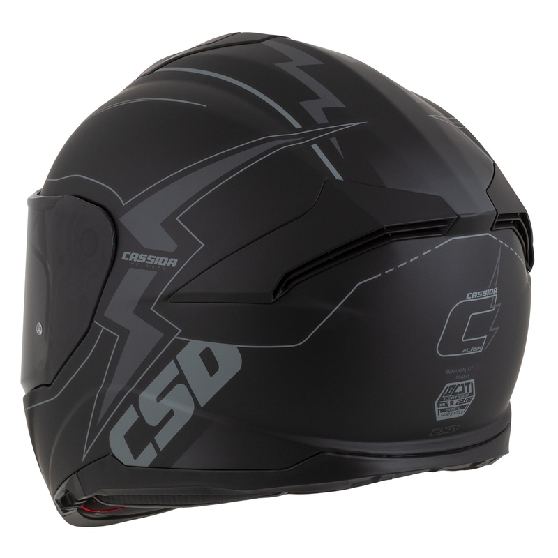 Cassida Integral GT 2.1 Flash Black-Grey Integral мотоциклетна каска