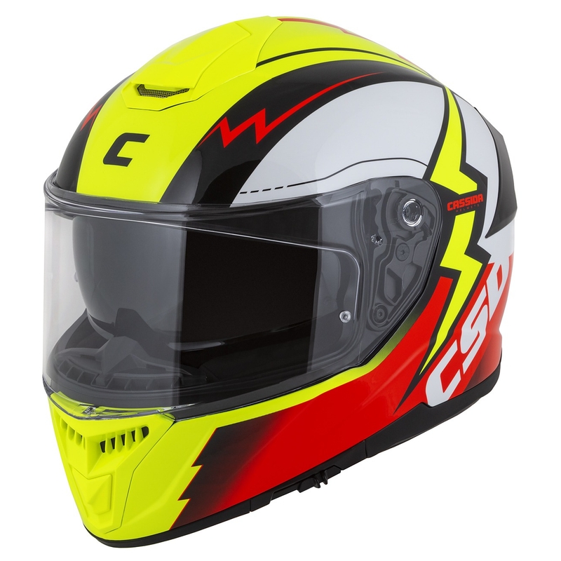 Integral каска за мотоциклет Cassida Integral GT 2.1 Flash fluo yellow-red-black-white