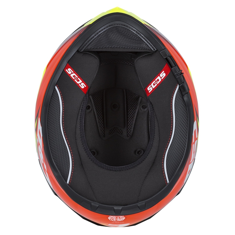 Integral каска за мотоциклет Cassida Integral GT 2.1 Flash fluo yellow-red-black-white