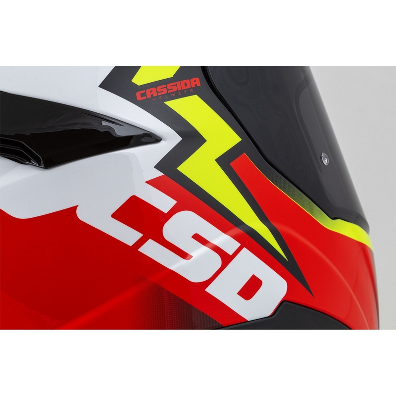 Integral каска за мотоциклет Cassida Integral GT 2.1 Flash fluo yellow-red-black-white