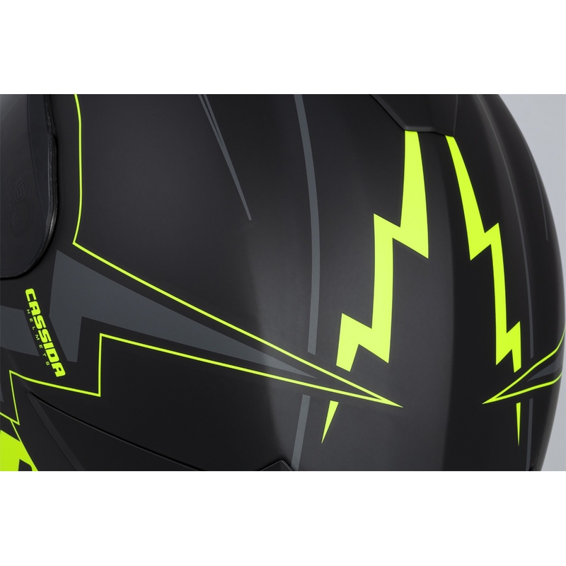Integral каска за мотоциклет Cassida Integral GT 2.1 Flash black-fluo yellow-grey