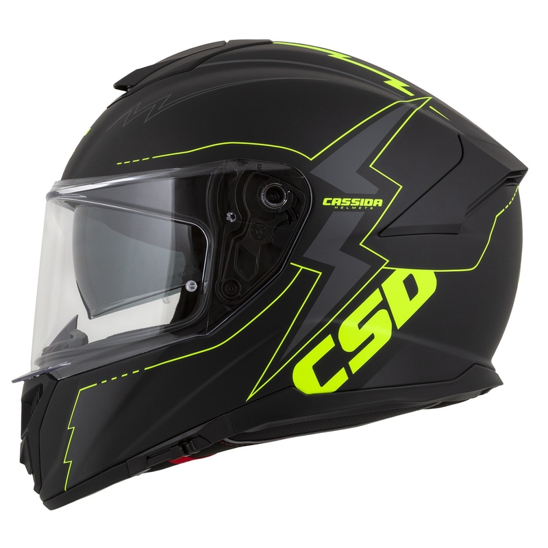 Integral каска за мотоциклет Cassida Integral GT 2.1 Flash black-fluo yellow-grey