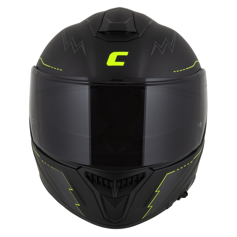 Integral каска за мотоциклет Cassida Integral GT 2.1 Flash black-fluo yellow-grey
