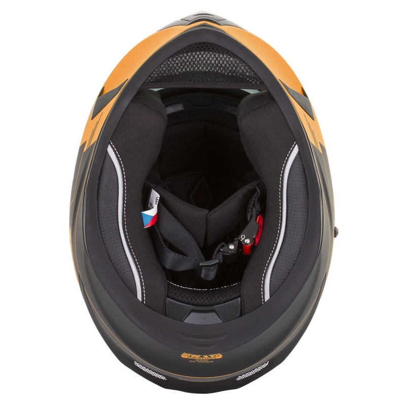 Интегрална каска Cassida Integral 3.0 RoxoR черно-оранжева