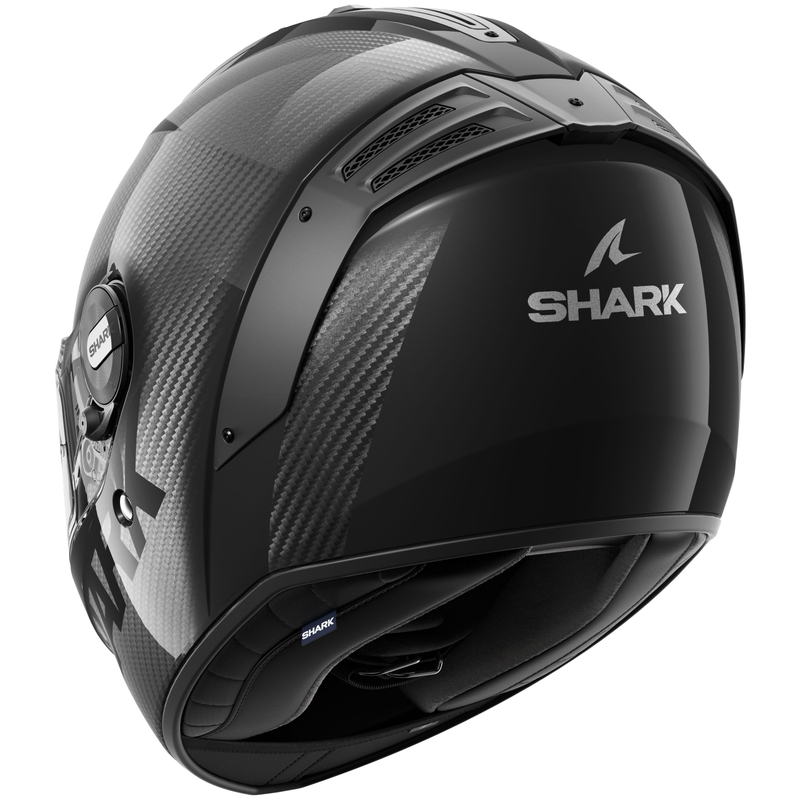 Integrální přilba na motorku SHARK SPARTAN RS Carbon Skin 2023 černá