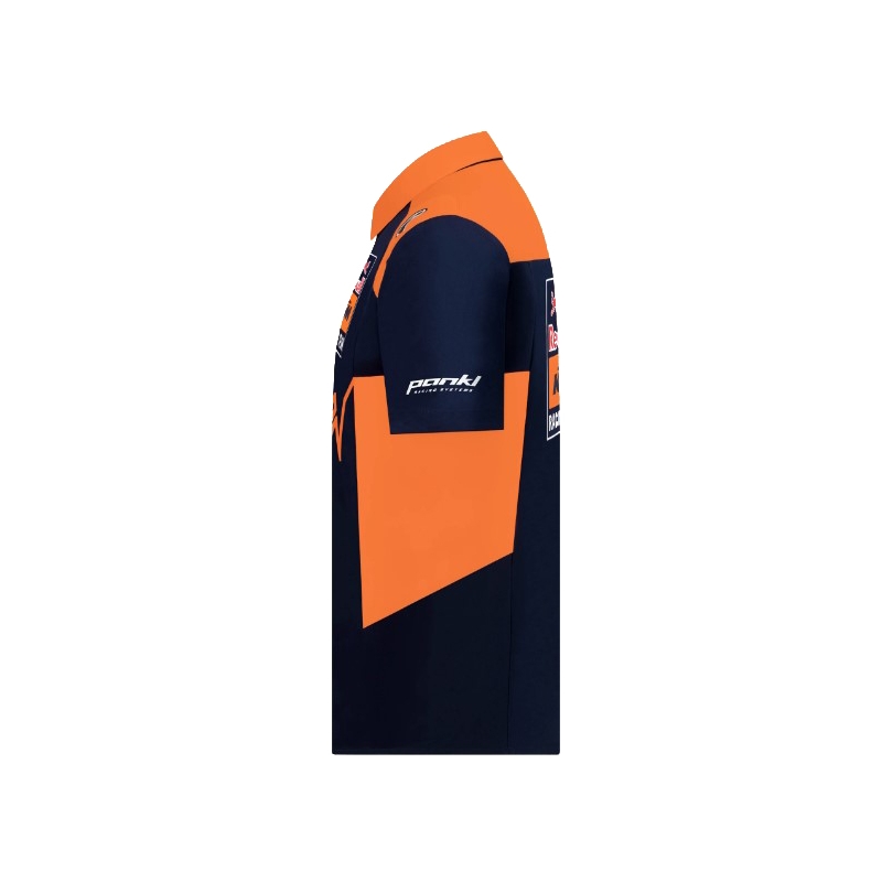 KTM Red Bull Racing Официална тениска Teamline синьо-оранжева разпродажба