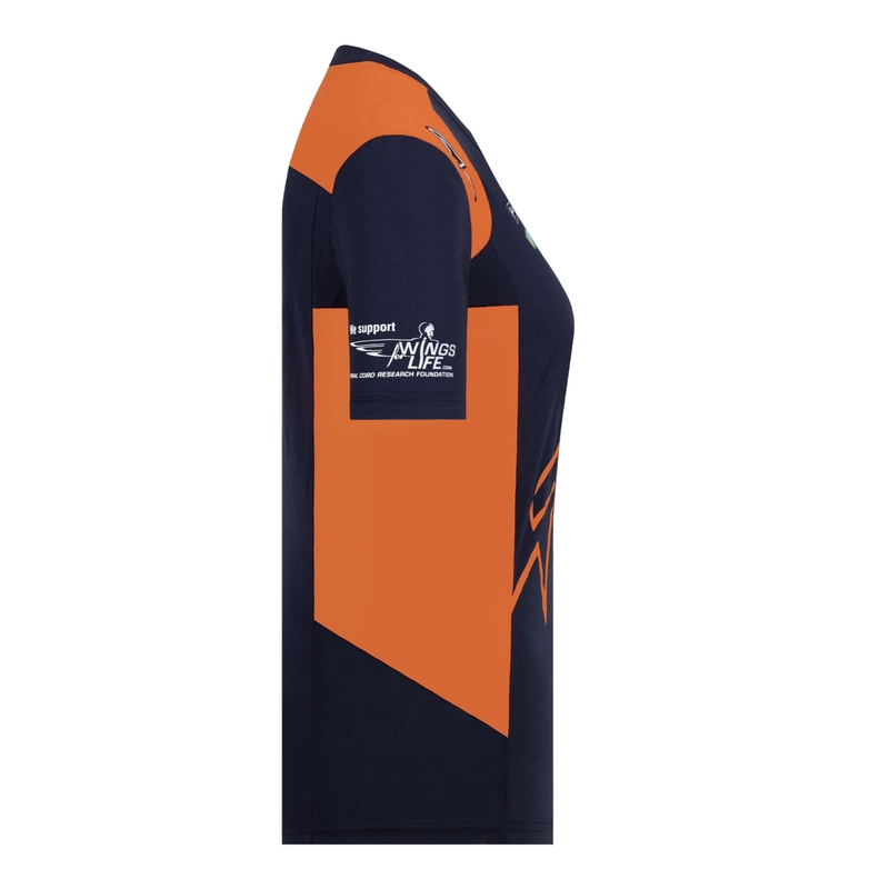 Dámské triko KTM Red Bull Racing Official Teamline modro-oranžové výprodej