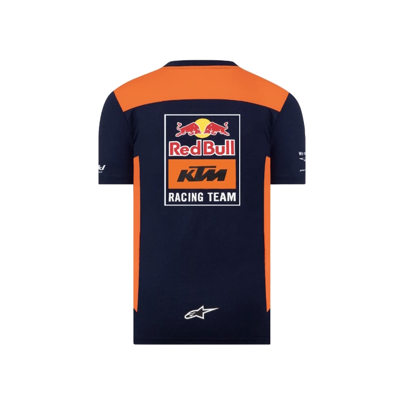 Детска тениска KTM Red Bull Racing Official Teamline синьо-оранжева