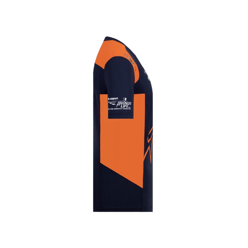 Детска тениска KTM Red Bull Racing Official Teamline синьо-оранжева