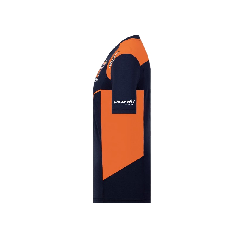 Детска тениска KTM Red Bull Racing Official Teamline синьо-оранжева