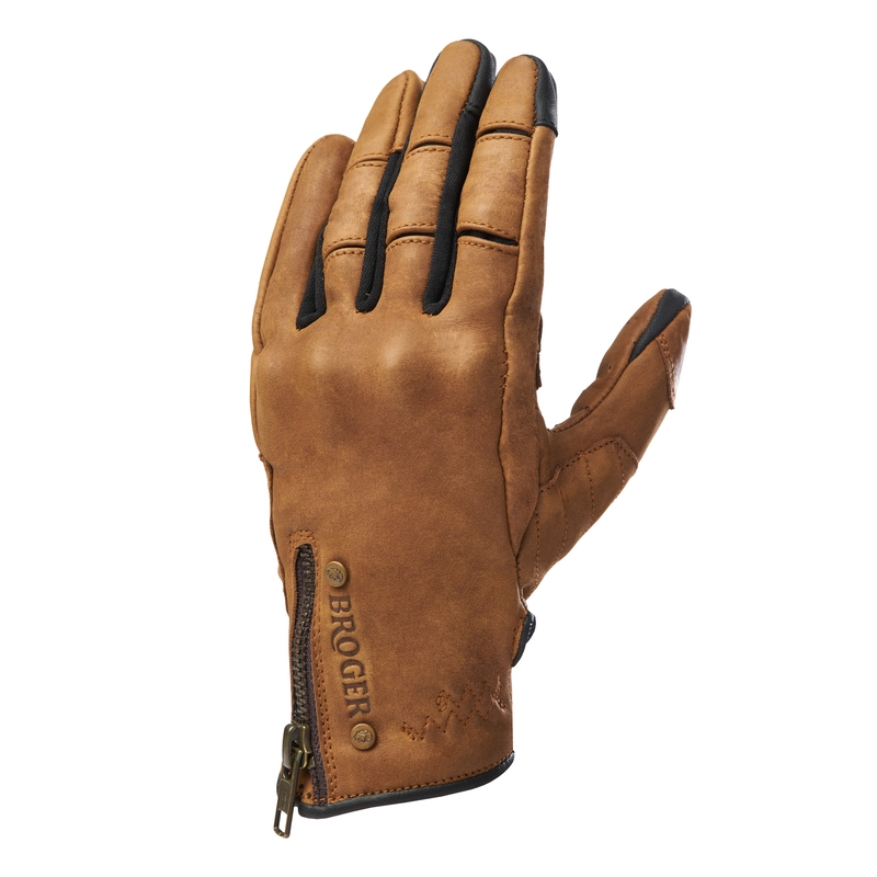 Дамски мотоциклетни ръкавици Broger Florida Cognac Brown разпродажба