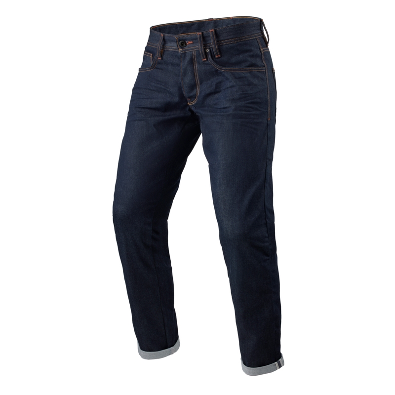 Revit Lewis Selvedge TF Тъмно сини разширени мотоциклетни дънки