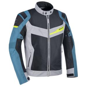 Oxford Dakar D2D Air сребристо-синьо-жълто мотоциклетно яке