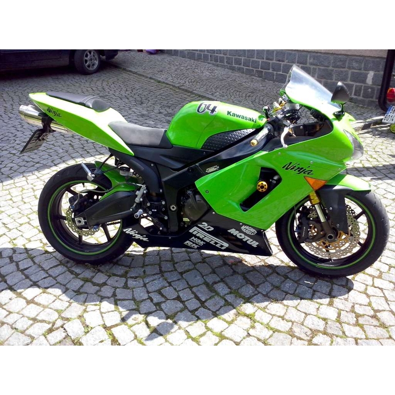 Kawasaki ZX-6R (05-06) без модификация на обтекателя Gatling