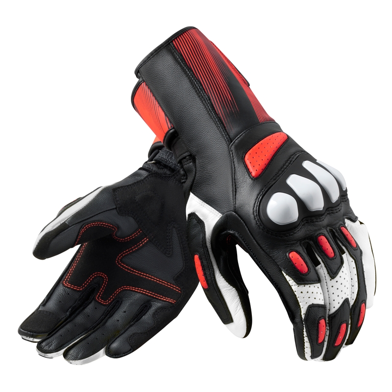 Ръкавици за мотоциклет Revit Metis 2 black-fluo red разпродажба