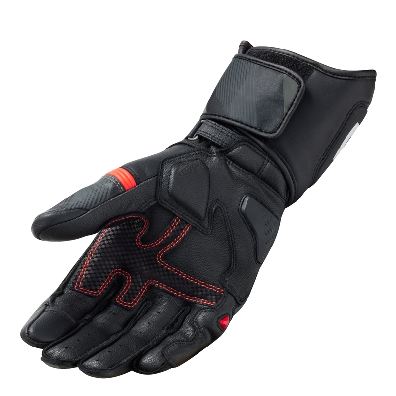 Ръкавици за мотоциклет Revit League 2 black-fluo red