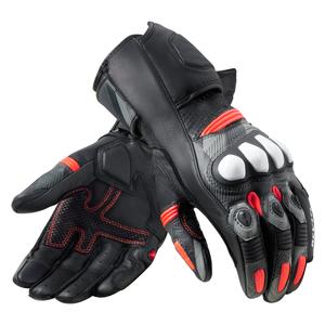 Ръкавици за мотоциклет Revit League 2 black-fluo red