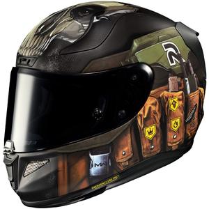 Интегрална мотоциклетна каска HJC RPHA 11 Ghost Call Of Duty MC34SF черно-кафяво-зелена разпродажба