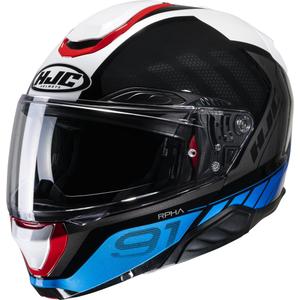HJC RPHA 91 Rafino MC21 червено-синьо-черно-бяла мотоциклетна каска